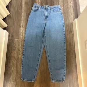 levis jeans high loose taper